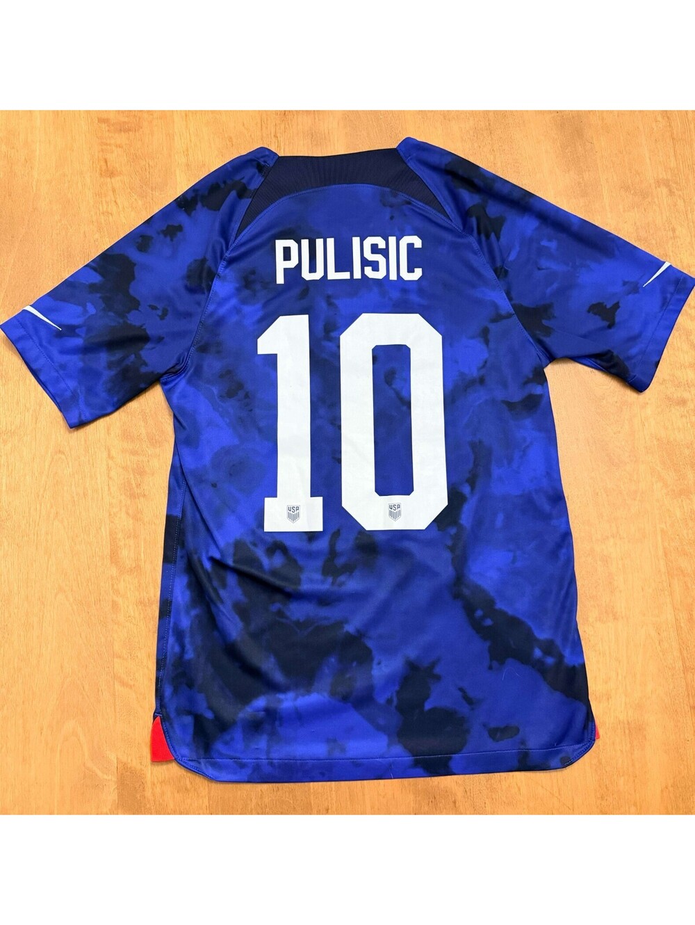 Nike 2022/23 USA Away Jersey #10 Pulisic Men's Small Soccer World Cup USMNT Kit